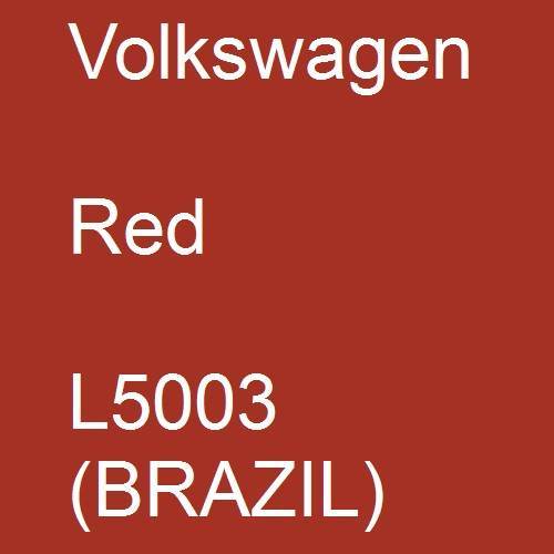 Volkswagen, Red, L5003 (BRAZIL).